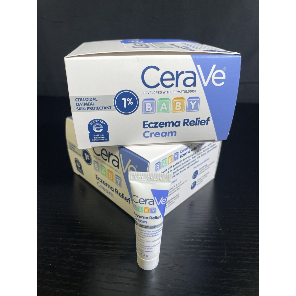 CeraVe Baby Eczema Relief Cream Lot of 30 Tubes Exp 2027 New
